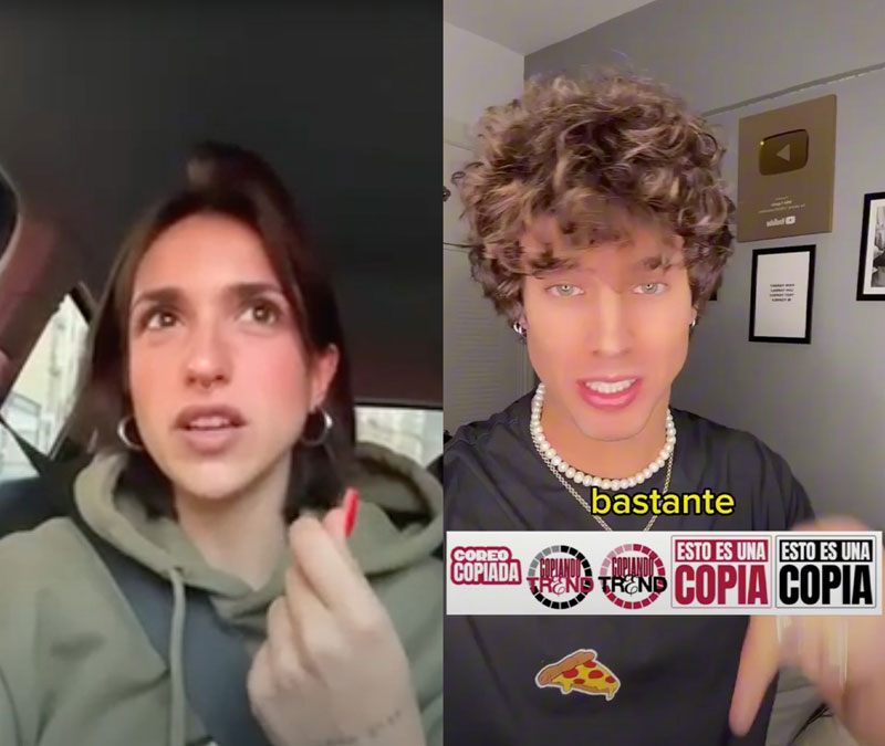 Cyrus y Gibert comparten Stories copiadas de otros influencers