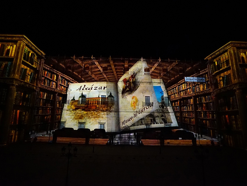 Espectáculo audiovisual en el Alcázar de Toledo