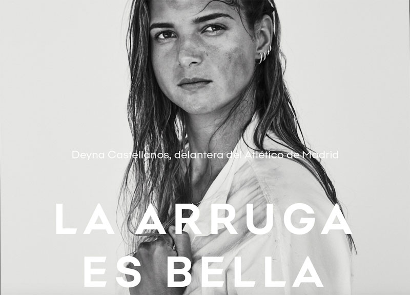 "La arruga es bella", un homenaje al esfuerzo de las futbolistas