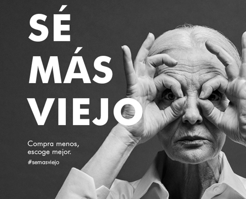 "Sé más viejo", lo nuevo de CHINA para Adolfo Domínguez