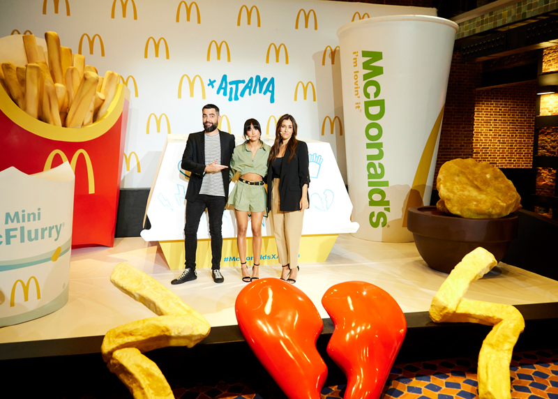 Aitana protagoniza la nueva campaña de McDonald´s