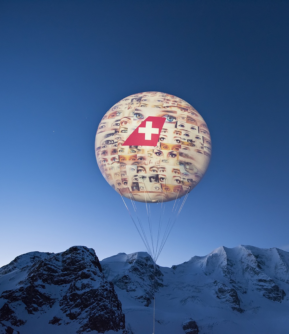 Globos de Swiss contra la discriminación
