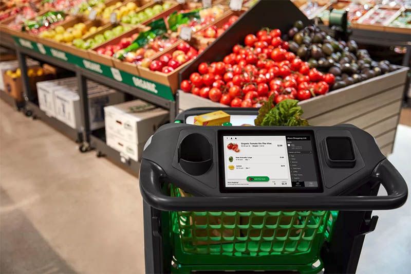 Amazon presenta su carro de la compra inteligente