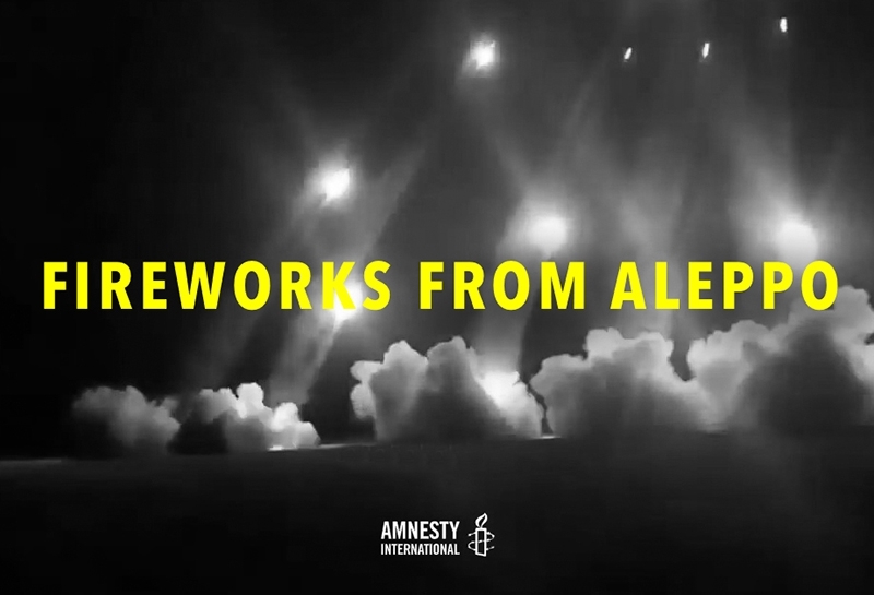 "Fuegos artificiales desde Aleppo" para despertar conciencias