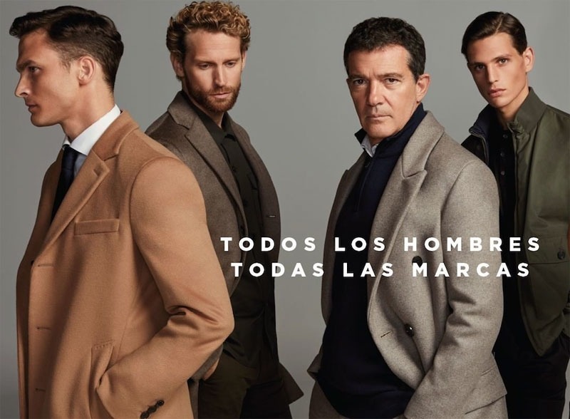 Antonio Banderas lidera  la moda con El Corte Inglés