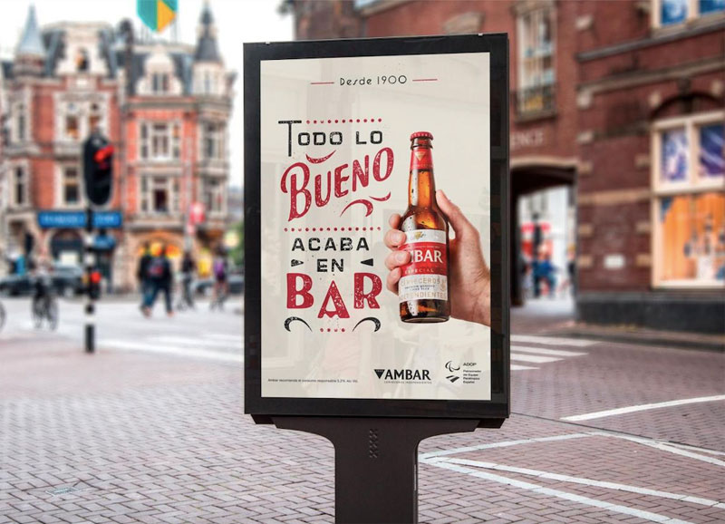 Ambar lanza la campaña "Todo lo bueno acaba en BAR"