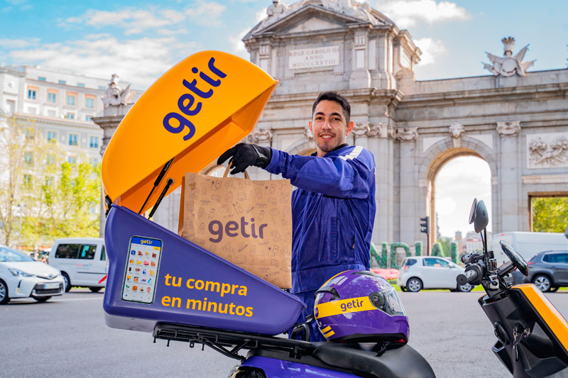 Campaña de Getir a lo grande en Madrid y Barcelona