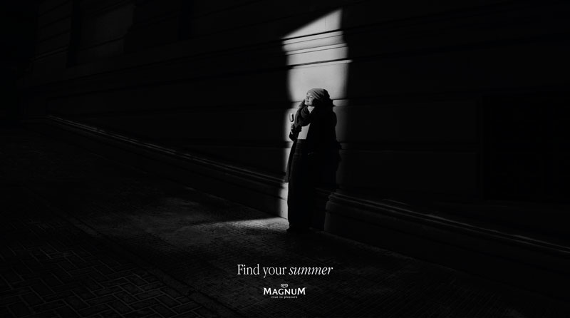 Magnum desafía al invierno con la campaña "Find Your Summer"