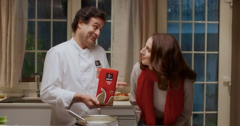 Pepe Rodríguez en la nueva campaña de Pastas Gallo