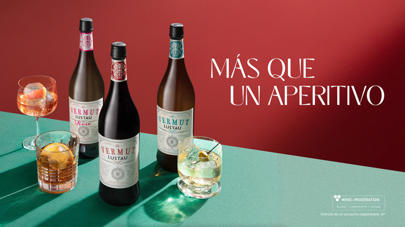 La campaña de Vermut Lustau que sitúa al vermut como "algo más que un aperitivo"