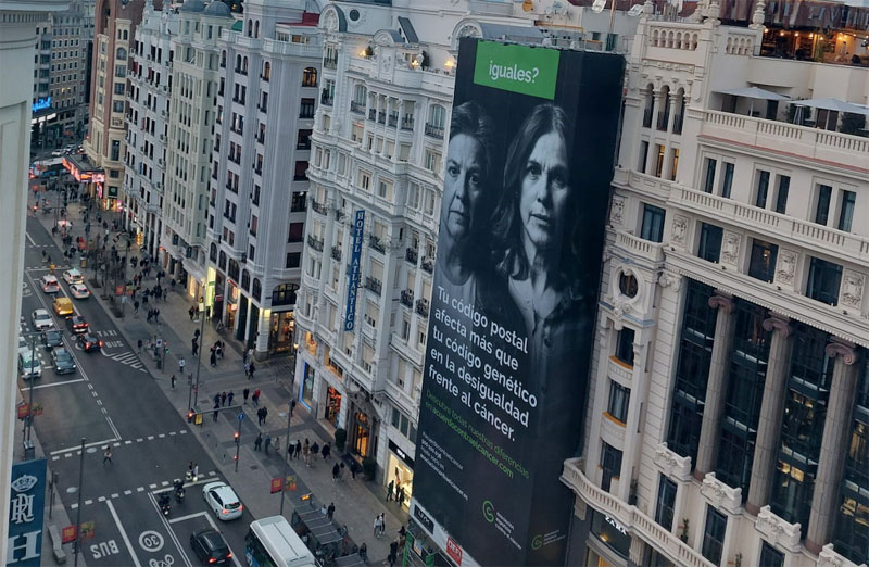 Campaña para denunciar las desigualdades frente al cáncer