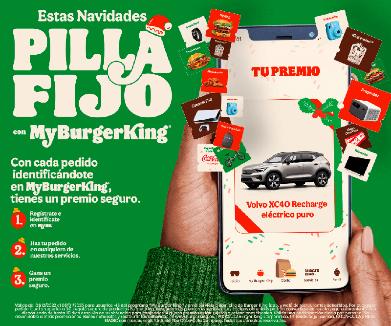 Burger King quiere que "pilles fijo" también en Navidad
