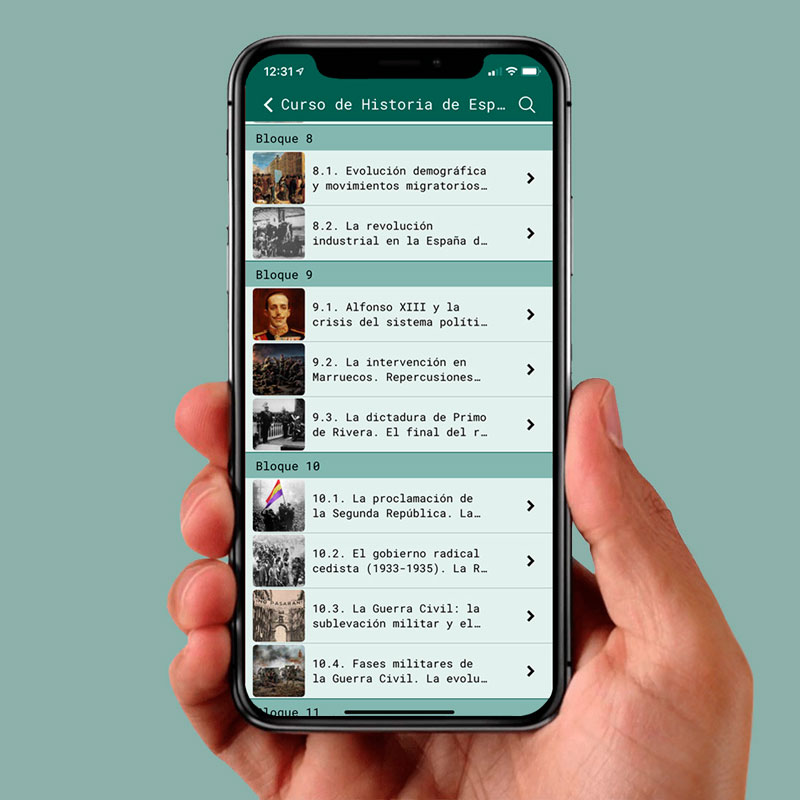 Academia Play lanza una app de Historia de España