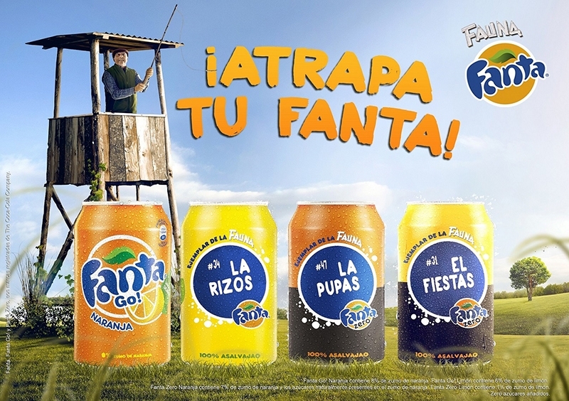 Fanta personaliza sus envases con más de 60 motes