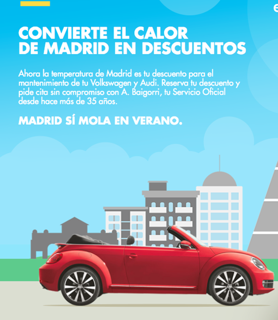 El calor madrileño se convierte en descuentos