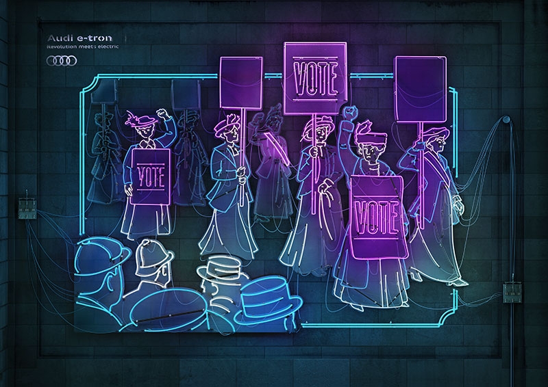 Audi electrifica las revoluciones que cambiaron el rumbo de la historia