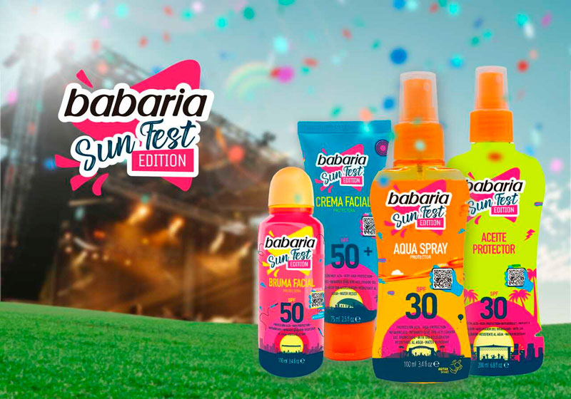 Promociones y regalos de Babaria para disfrutar de los festivales