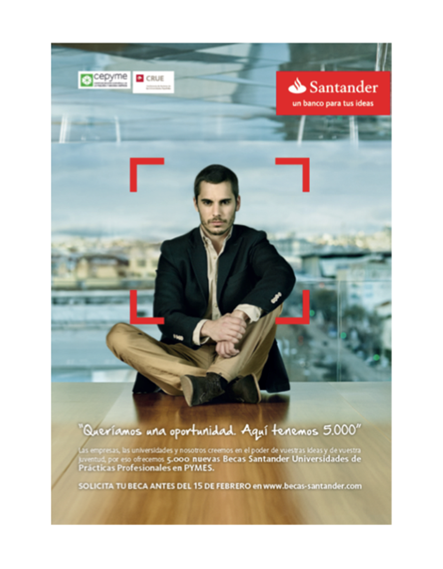 Llegan las becas en pymes del Santander