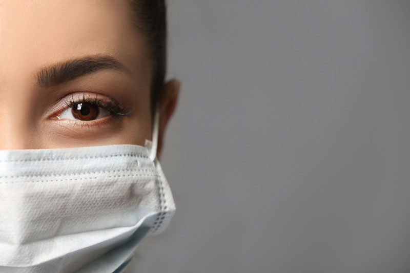 La belleza con mascarilla
