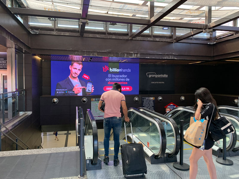 Nuevo circuito digital en los Intercambiadores de Madrid