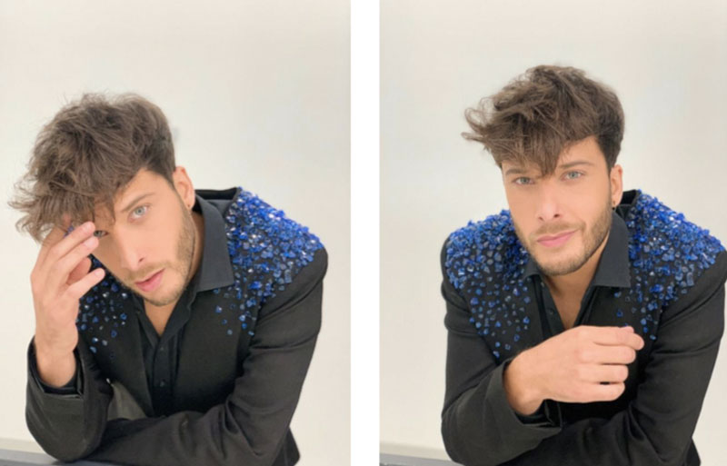 Warner Music y Ecovidrio visten a Blas Cantó con vidrio reciclado