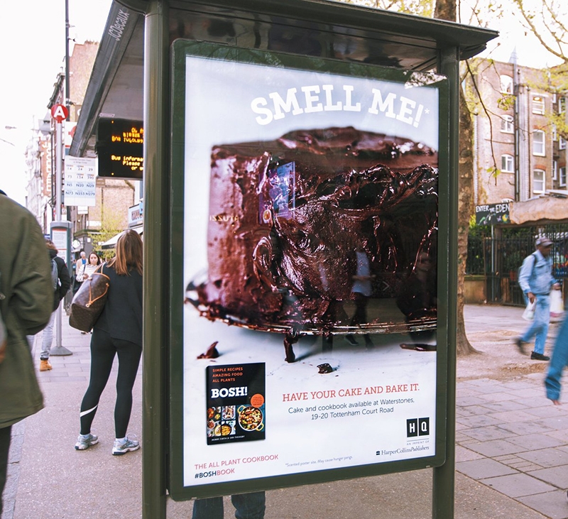 Una marquesina con olor... ¡a chocolate!