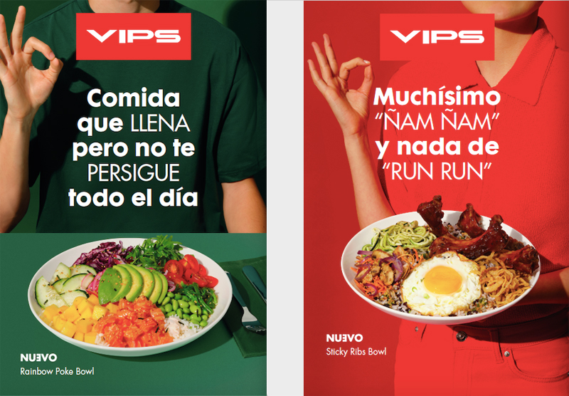 "Comida que te persigue", lo nuevo de VIPS y MONO Madrid