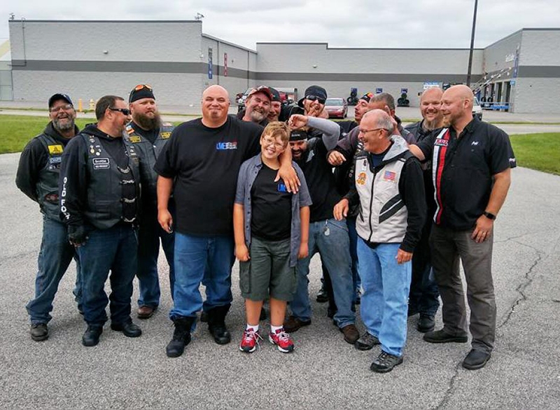 Motociclistas unidos contra el acoso escolar