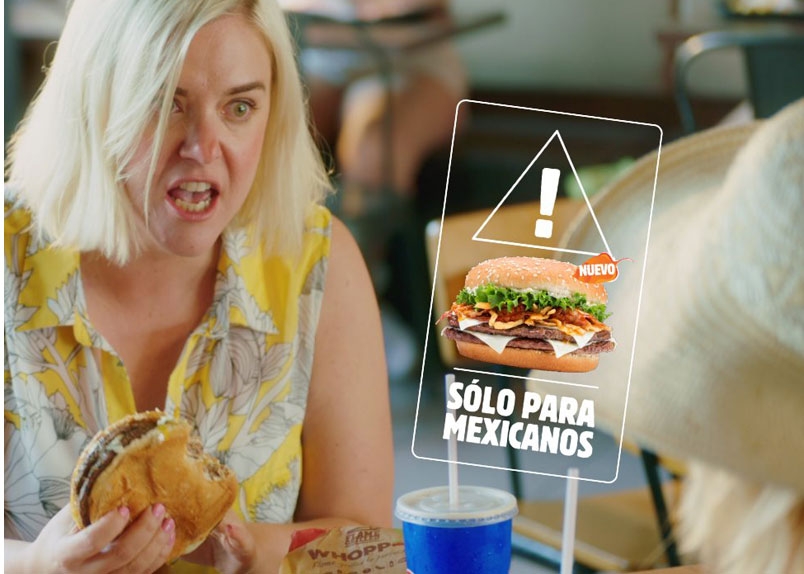 La hamburguesa de Burger King no apta para gringos