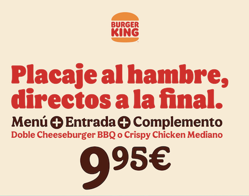 Burger King apuesta por la final de la Copa del Rey de Rugby