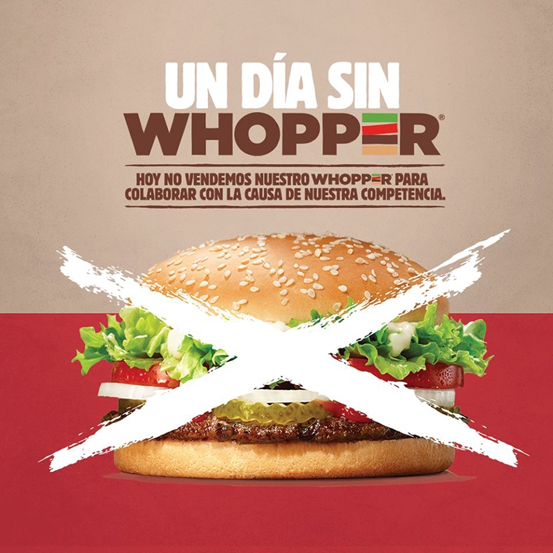 Burger King pide a sus clientes que vayan a McDonald´s