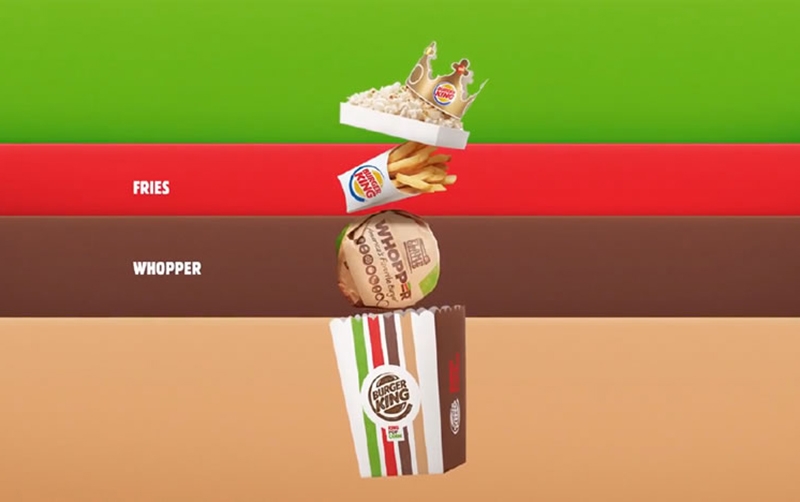 Burger King disfraza sus hamburguesas de palomitas