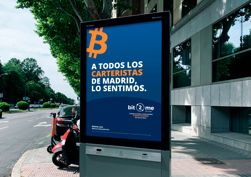 C L V presenta su primera campaña para Bit2Me