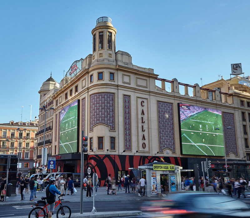 Los impactos de las pantallas de Callao City Lights se disparan
