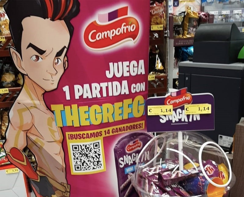 Campofrío sortea una partida de Fornite con TheGrefg