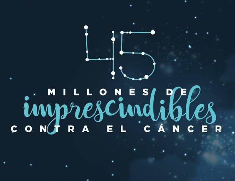 45 millones de imprescindibles contra el cáncer