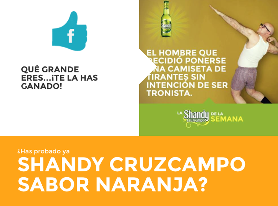 Nueva web de Shandy Cruzcampo