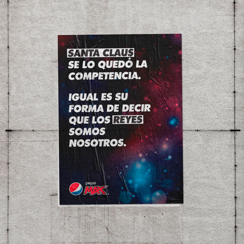Pepsi MAX ironiza sobre los tópicos navideños