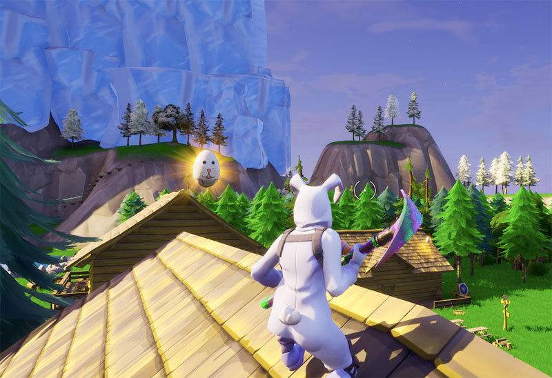 Caza de huevos de Pascua dentro de Fornite