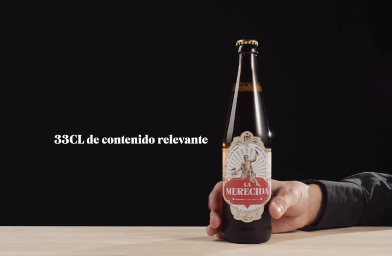 La Merecida, 33 cl. de contenido muy relevante