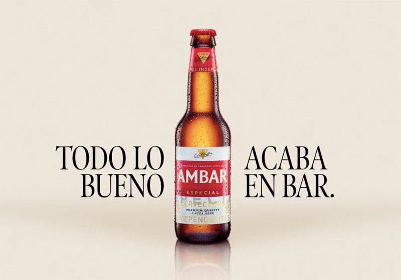 Ambar, la única marca de cerveza que acaba en "bar"