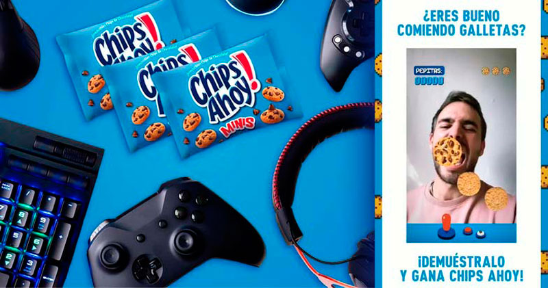 Videojuego de Chips Ahoy! con realidad aumentada