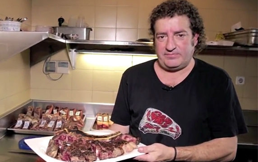 Tutorial para asar un txuletón echa fuego en las redes