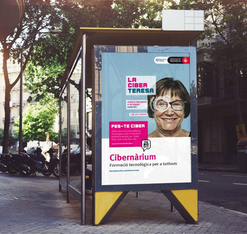 "Hazte Ciber", campaña de Gete Comunicación para Cibernàrium