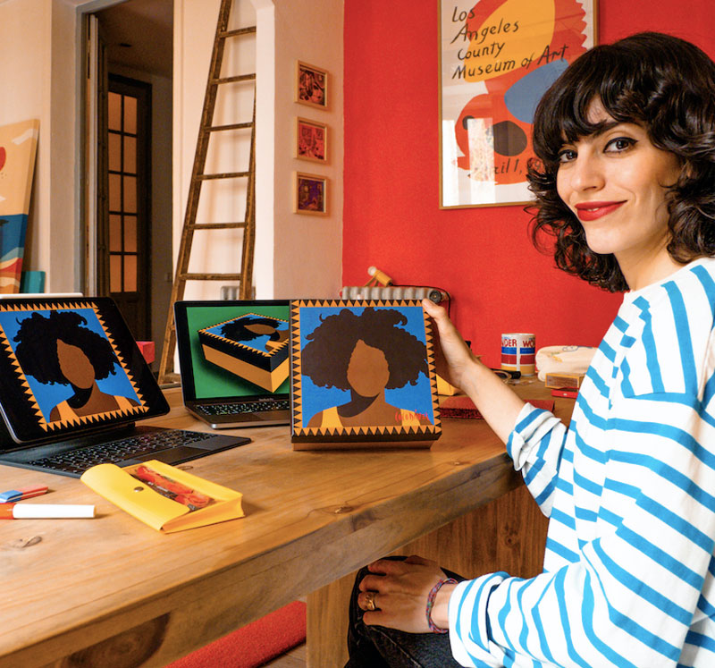 Coco Dávez ilustra cofres de L´Oréal Paris para el Día de la Madre