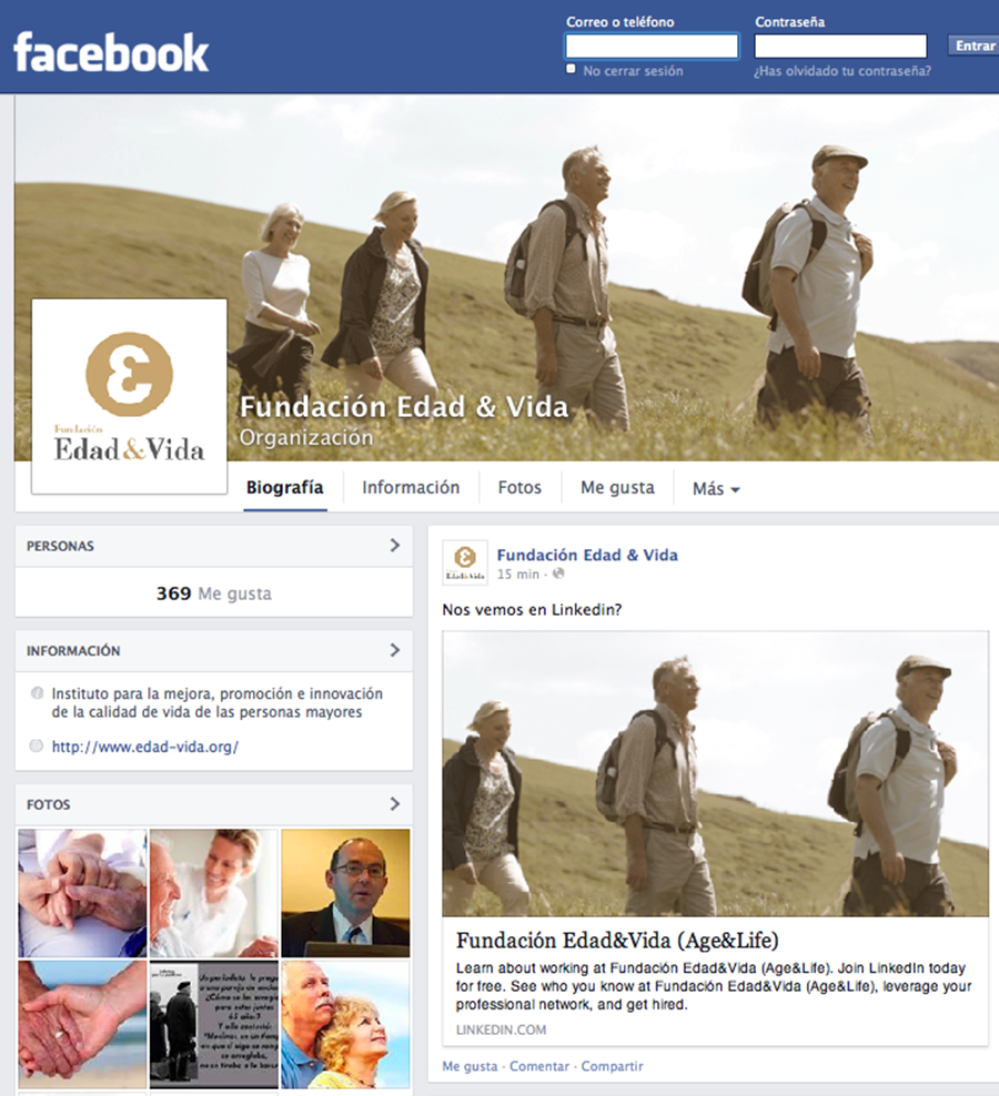 Edad&Vida se lanza a las redes sociales