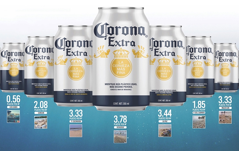 Algo pasa con las latas de la cerveza Corona