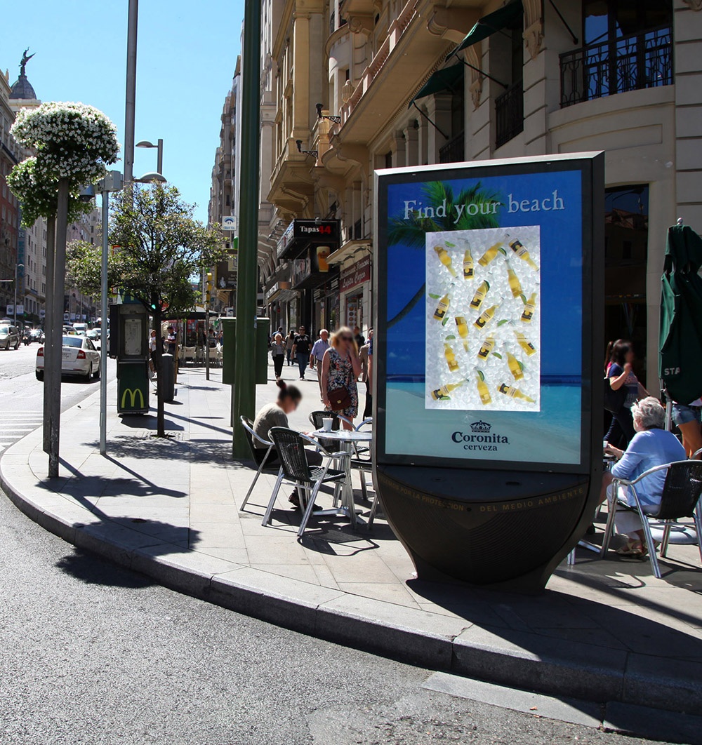 Coronita refresca las calles