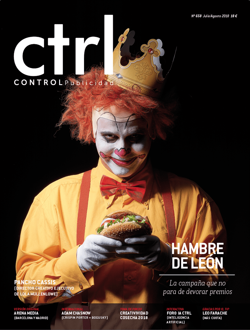 Hambre leonina en el nº veraniego de la revista Ctrl ControlPublicidad