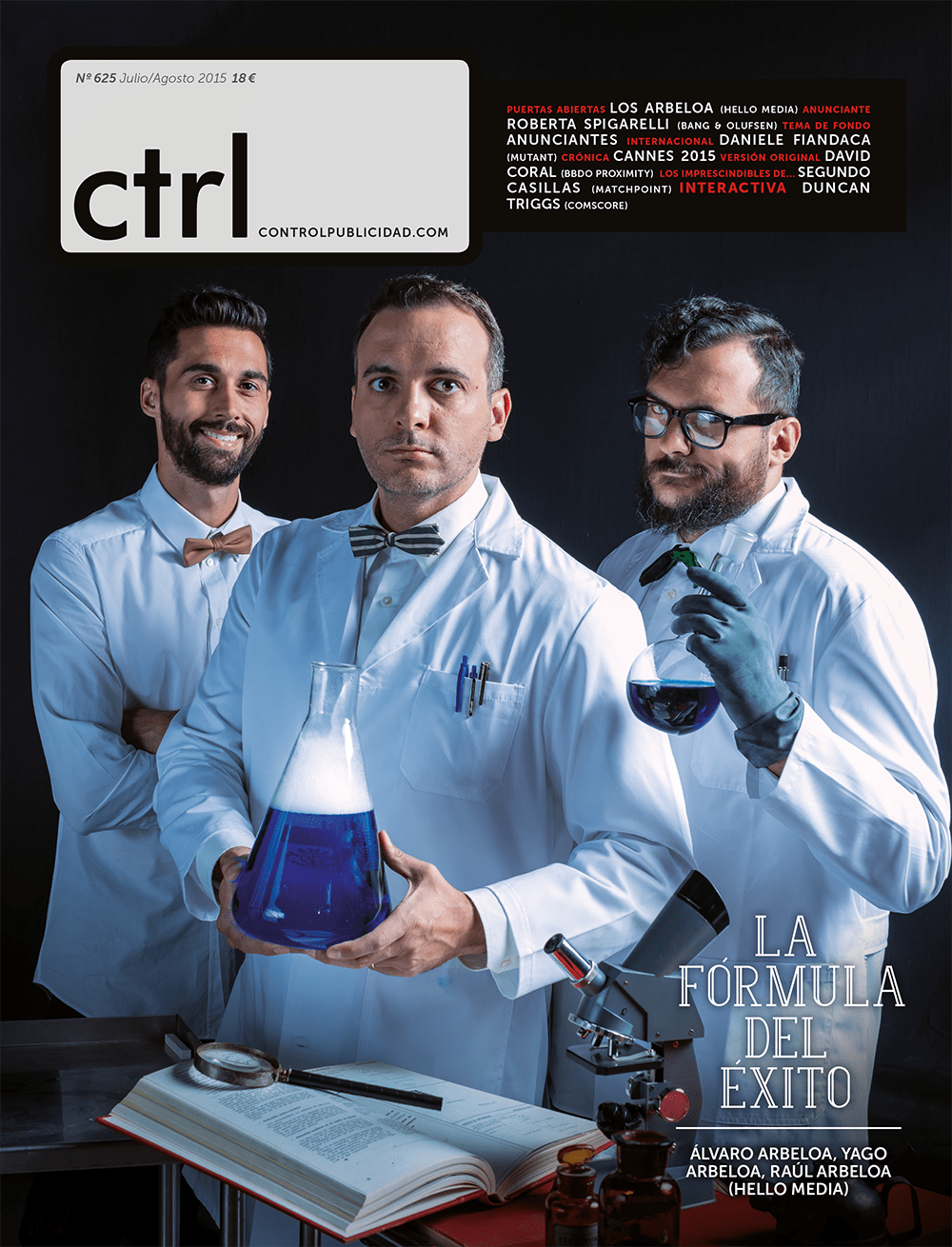 Los Arbeloa en la portada de Ctrl